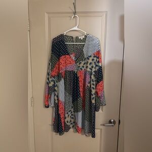 Colorful Patchwork Dress